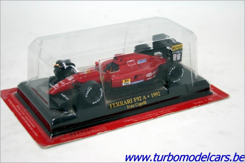 Ferrari F92 A 1992 Ivan Capelli 1/43 Blister, Verzenden, Nieuw, Auto, Overige merken