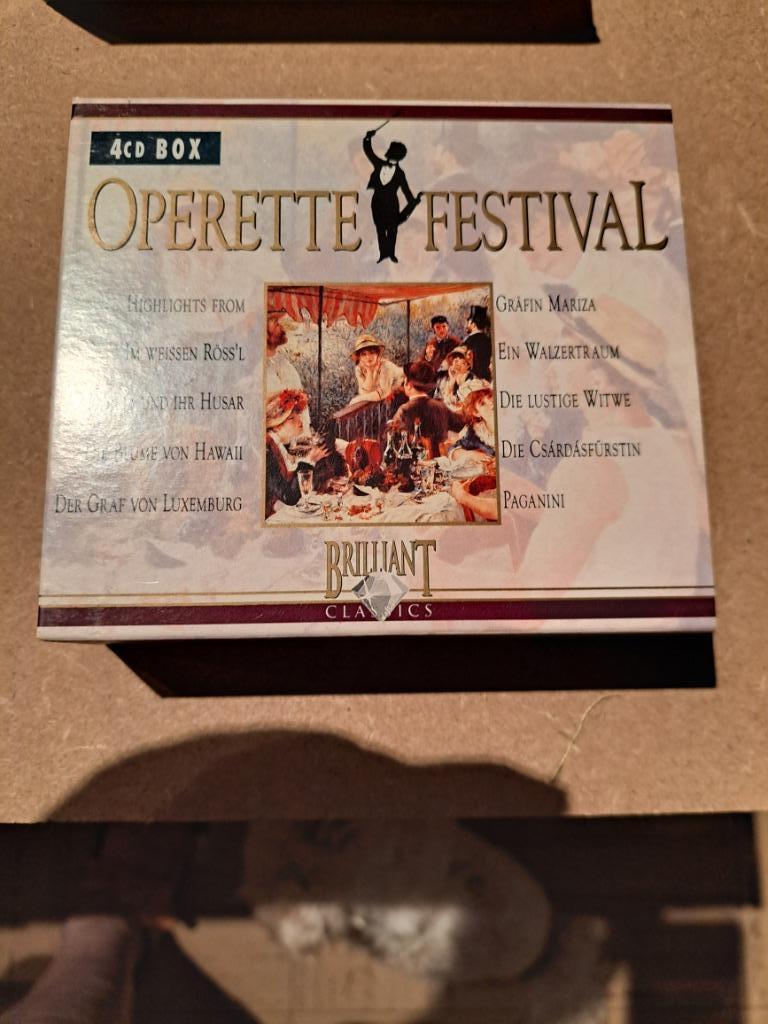 Coffret CD Festival d'opérette, Enlèvement, Comme neuf, Opéra ou Opérette, Coffret