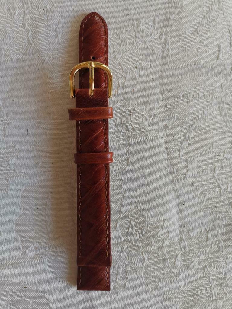 Bracelet montre cuir neuf brun rouille No 13, Enlèvement ou Envoi, Comme neuf