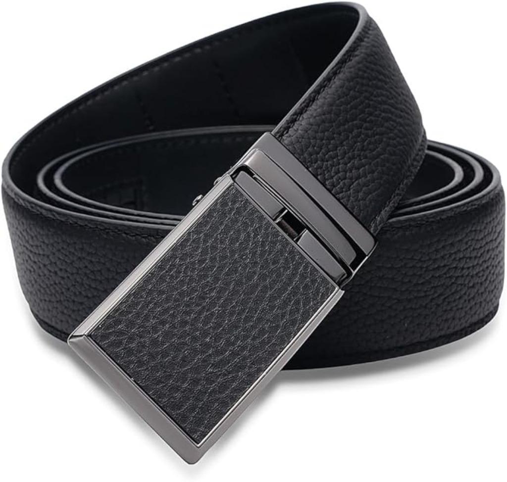 Ceinture pour homme | cuir | noir | Nouveau, Neuf, Feflo, Cuir véritable, -