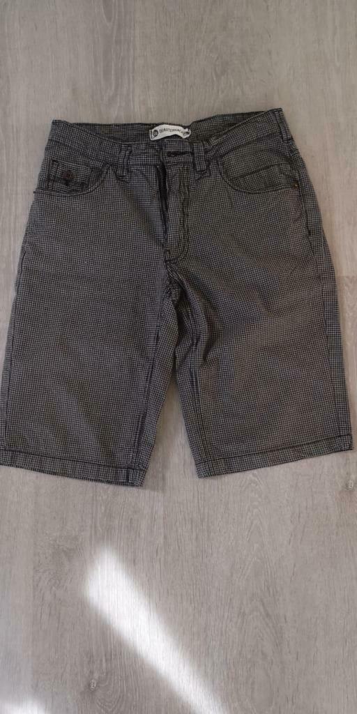 Bermuda homme noir small box smallhok, Envoi, Porté, Noir