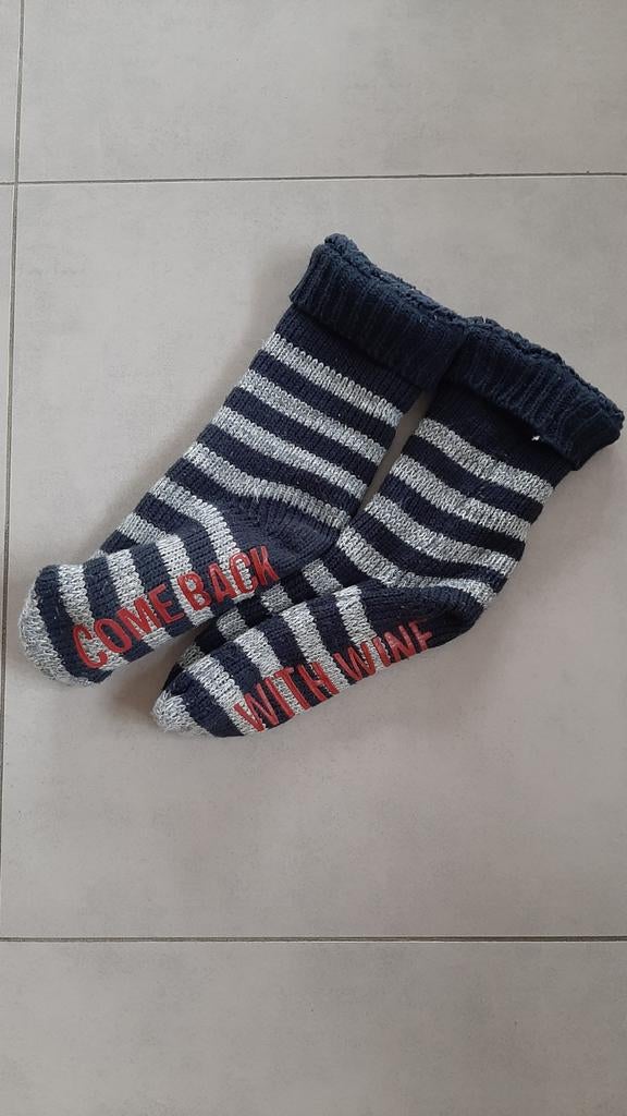 Grosses chaussettes - pantoufles, Vêtements | Hommes, Chaussettes & Bas, Enlèvement ou Envoi, Bleu