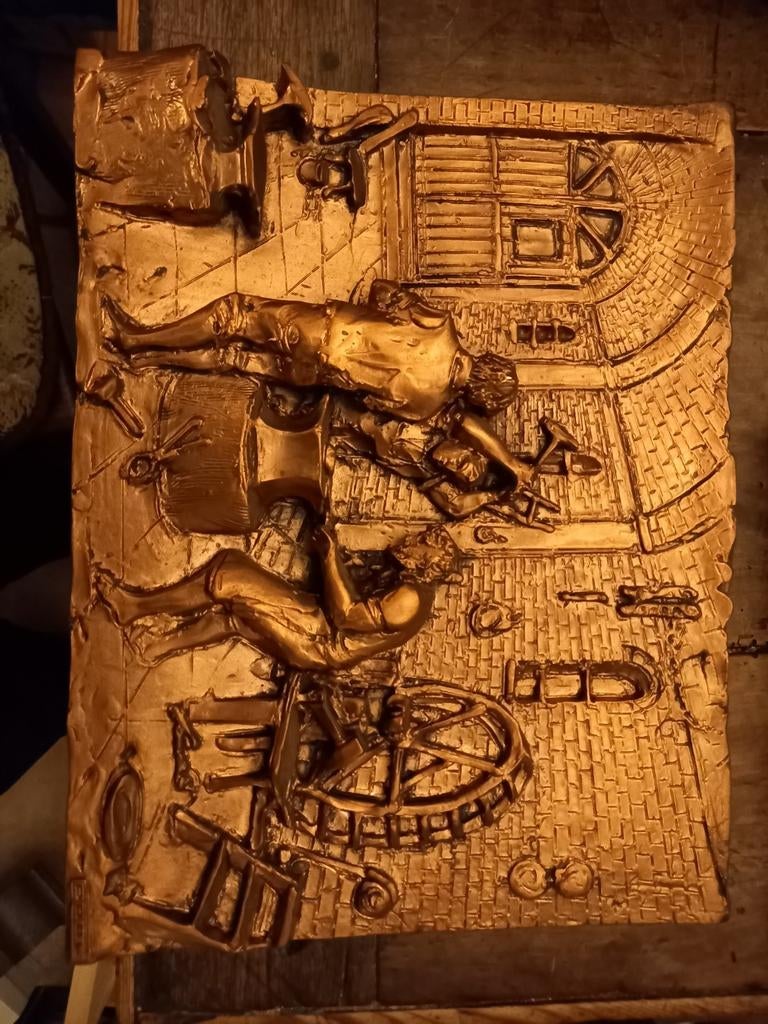 Tableau tout en  cuivre, Antiquités & Art, Enlèvement ou Envoi, Cuivre