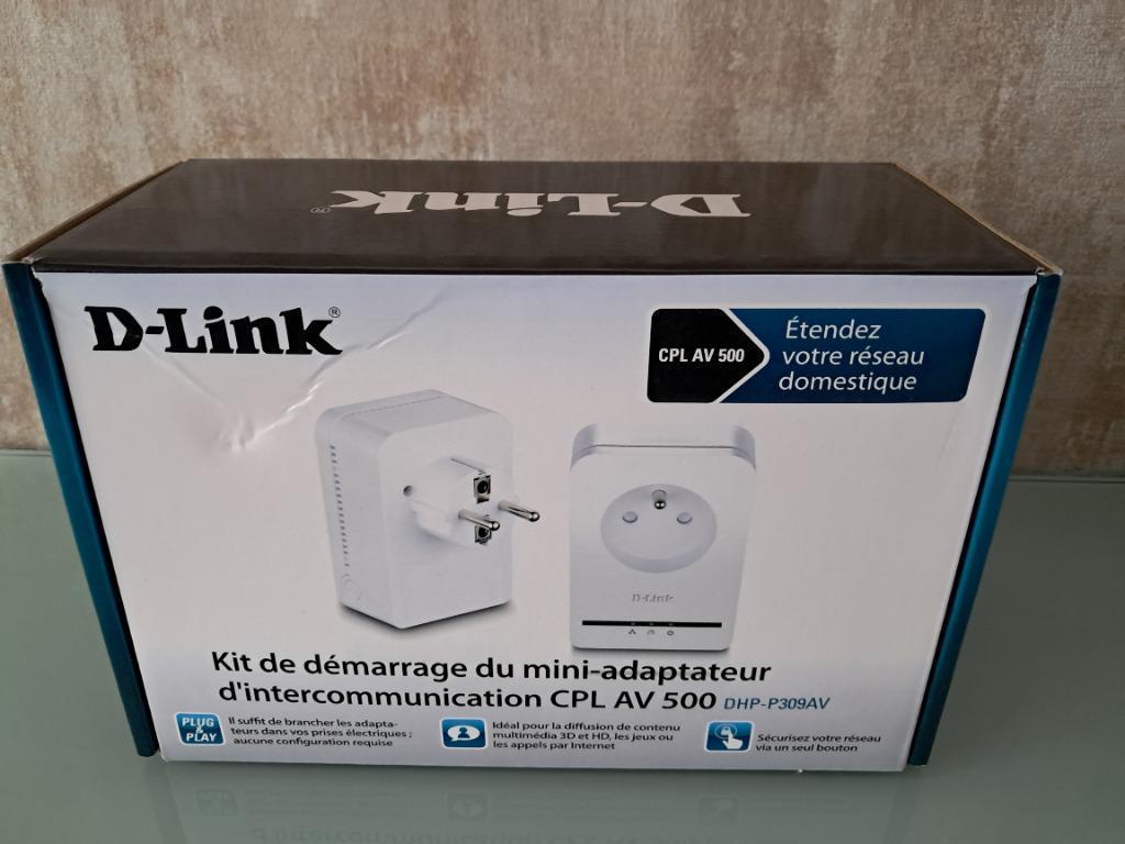 D-link mini adapteur d'intercommunication CPL AV500, Enlèvement ou Envoi, Comme neuf, D-link