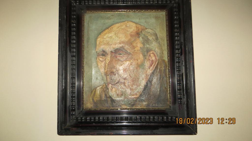 Vlaams karakterhoofd door Frans De Landtsheer (1868-1925 ), Ophalen of Verzenden
