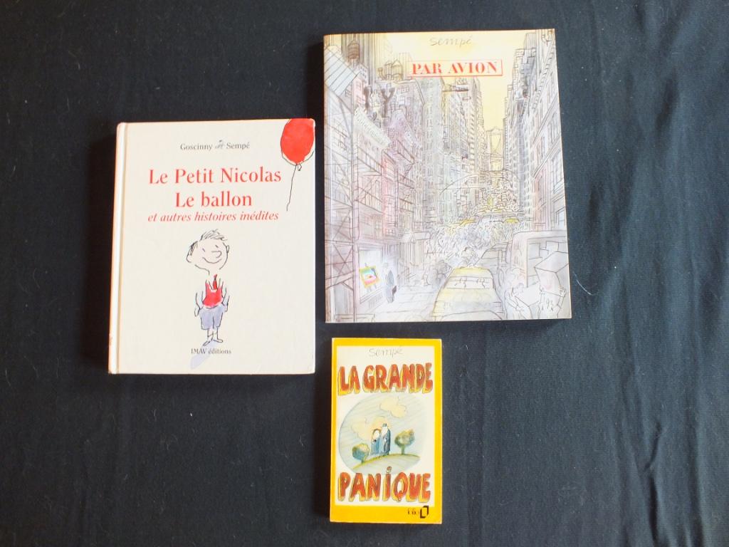 PETIT NICOLAS (3 ALBUMS INCLUSIEF 2 EO). DIVERSE REDACTIES, Ophalen of Verzenden, Zo goed als nieuw, SEMPE, Meerdere stripboeken