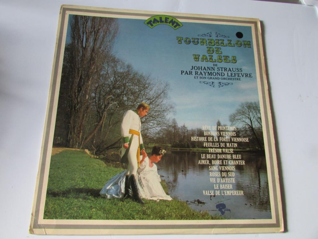 JOHANN STRAUSS,TOURBILLON DE VALSES PAR RAYMOND LEFEVRE, LP, Gebruikt, Ophalen of Verzenden, Romantiek, 12 inch