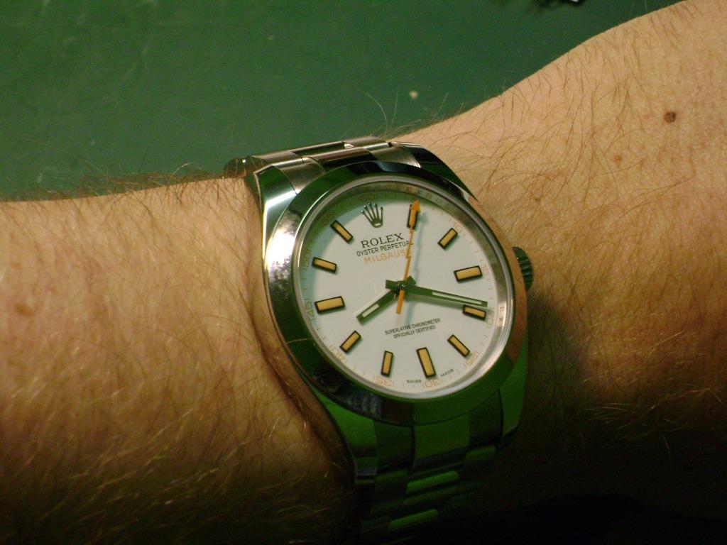 Rolex Milgauss, Handtassen en Accessoires, Horloges | Heren, Ophalen, Staal, Polshorloge, Zo goed als nieuw