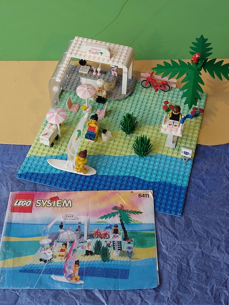 Lego Paradisa 6411 Sand dollar café, Enlèvement ou Envoi, Utilisé, Ensemble complet, Lego