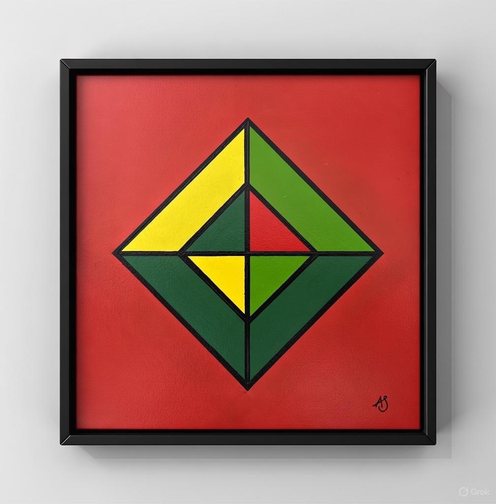 Balans In Kleur (Abstract Geometric), Enlèvement ou Envoi