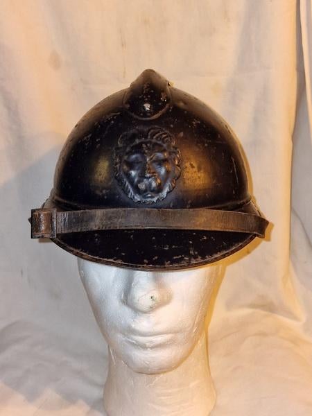 WWI Rijkswacht Model 1915 adrian helm, Verzamelen, Ophalen of Verzenden, Landmacht, Helm of Baret