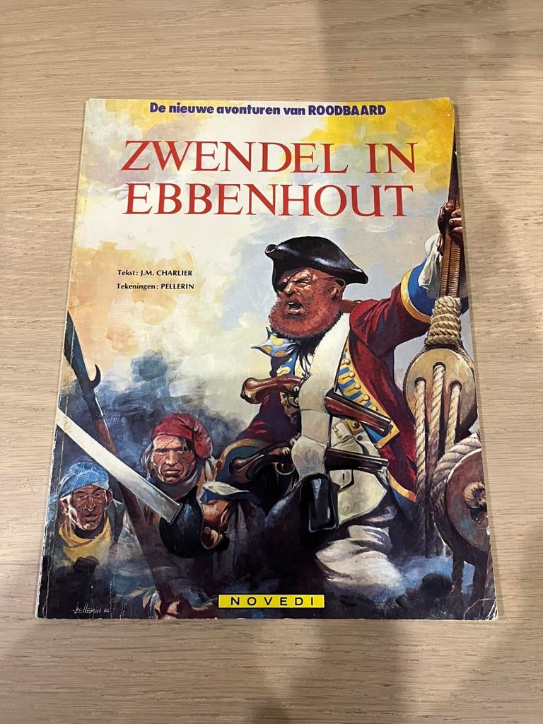De nieuwe avonturen van Roodbaard -21- Zwendel in Ebbenhout, Eén stripboek, Ophalen of Verzenden