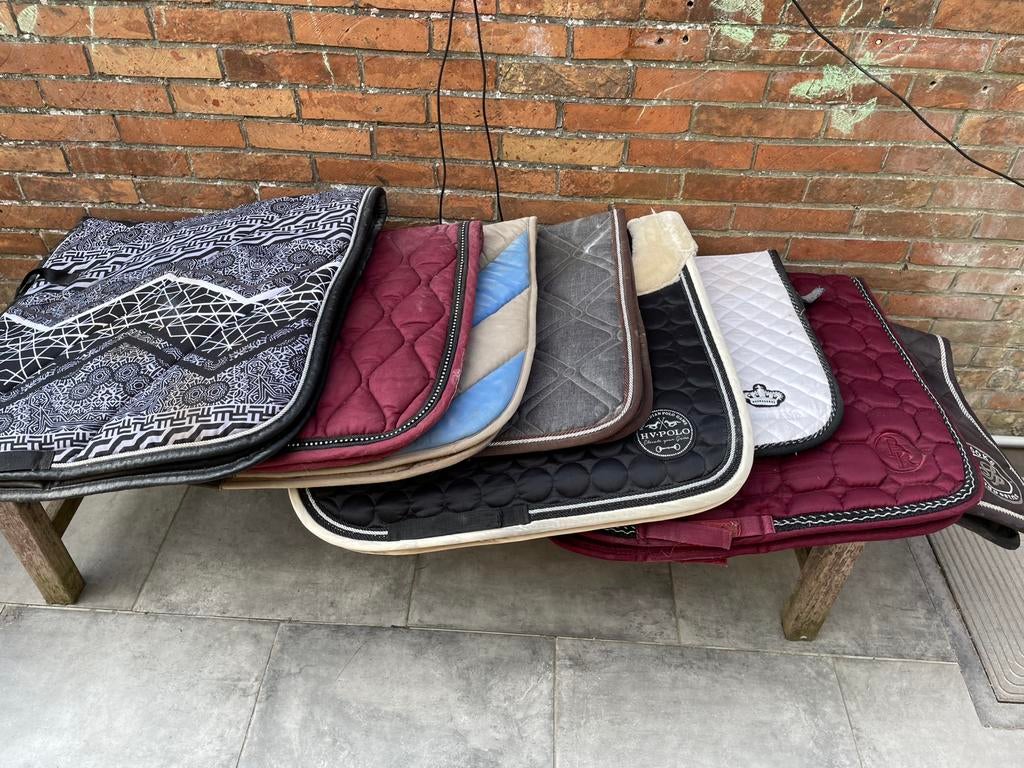 8 Zadeldoeken te koop maat Full., Ophalen, Gebruikt