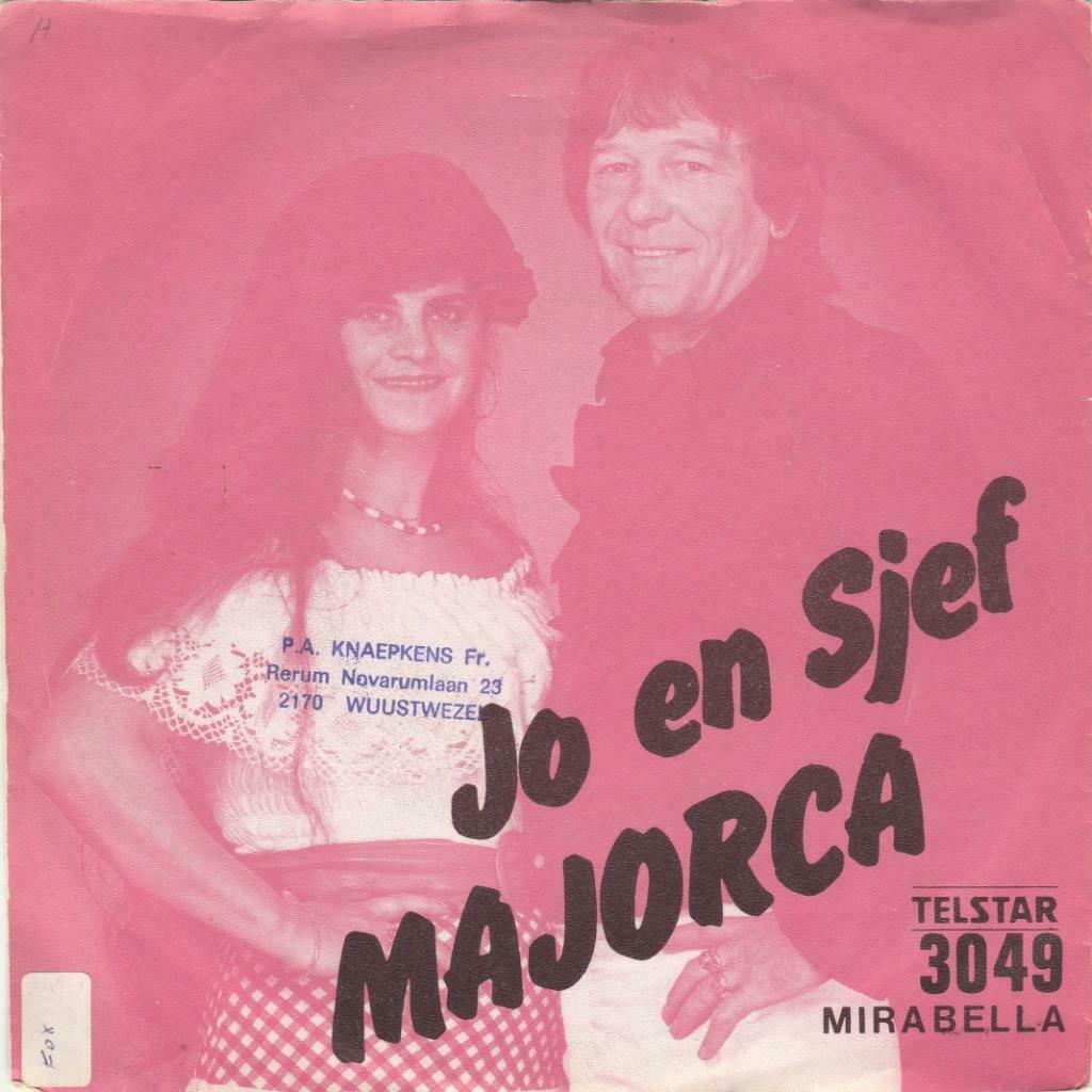 45T: Jo en Sjef: Majorca : Telstar, Ophalen of Verzenden, Overige formaten