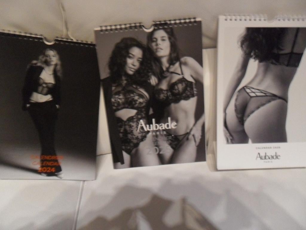3 Calendriers Aubade 2024, 2025, 2026 19/ 27 cm, Enlèvement ou Envoi, Calendrier annuel, Comme neuf