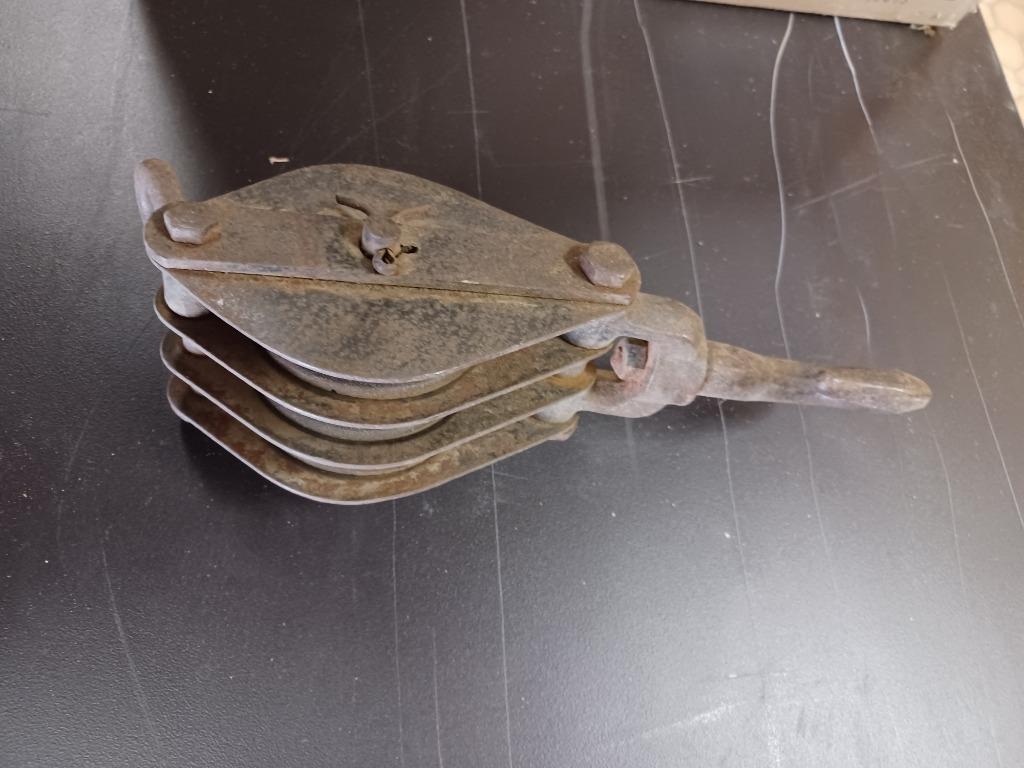 Takel vintage, Ophalen, Gebruikt