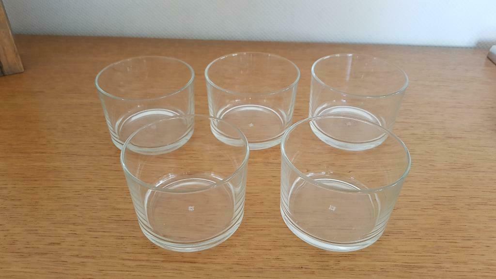 aperitiefhapjes glazen, Ophalen of Verzenden, Zo goed als nieuw, Glas, Glas of Glazen