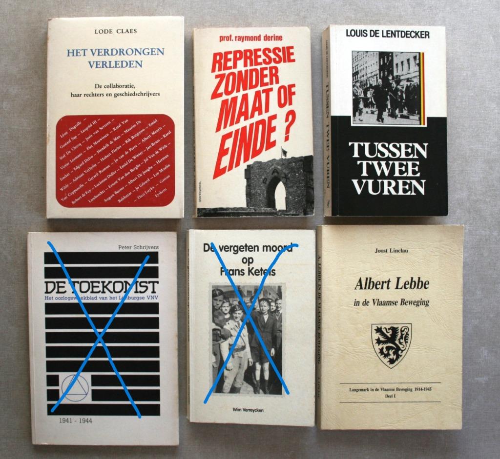 Collaboratie en repressie - 1=€6 / 4=€16, Diverse auteurs, Ophalen of Verzenden, Algemeen, Tweede Wereldoorlog