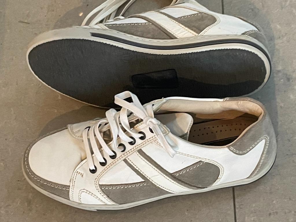 Lederen sneakers / veterschoenen Sergio Mt 41 NIEUW, Kleding | Heren, Ophalen, Wit, Nieuw, Sneakers