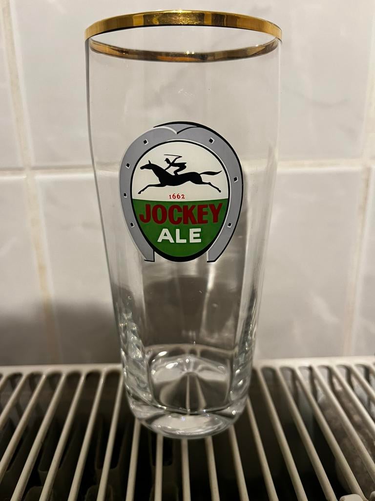 Bierglas van Cristal Alken Jockey Ale, Verzamelen, Ophalen, Zo goed als nieuw