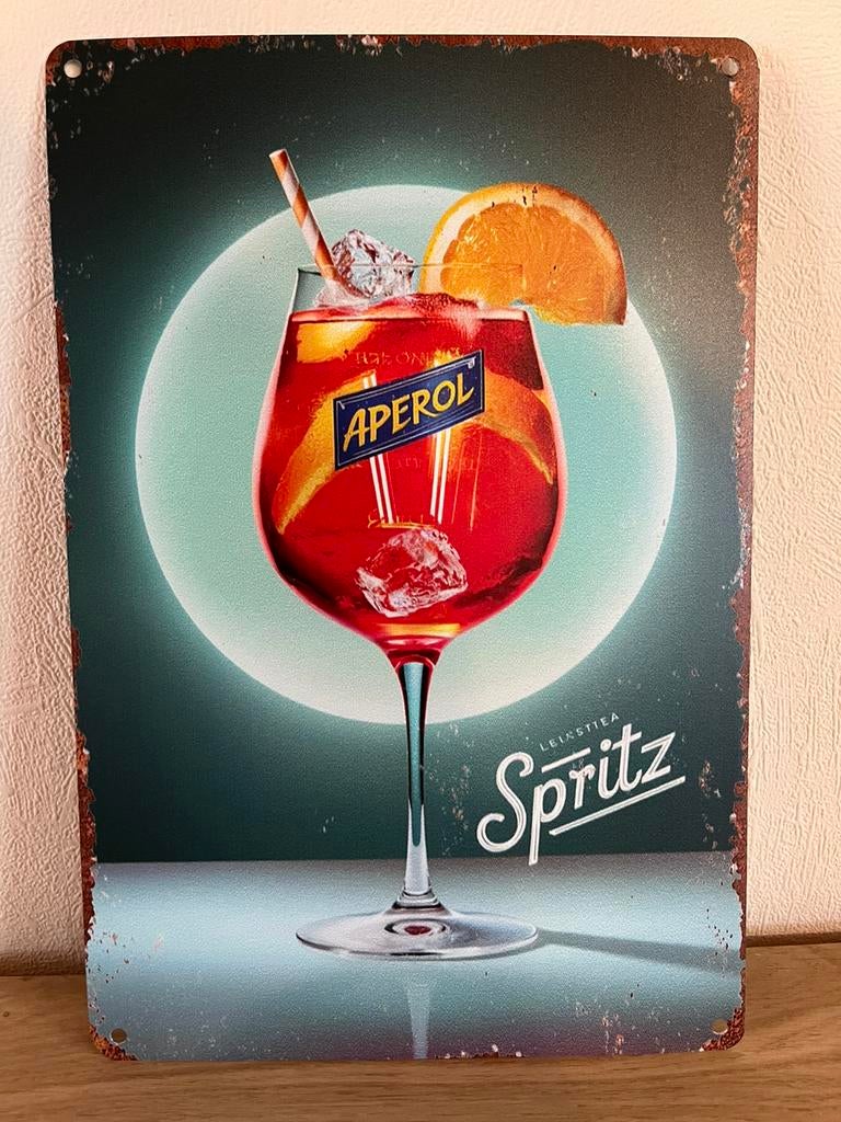 Plaque metallique Aperol Spritz, Enlèvement ou Envoi, Neuf