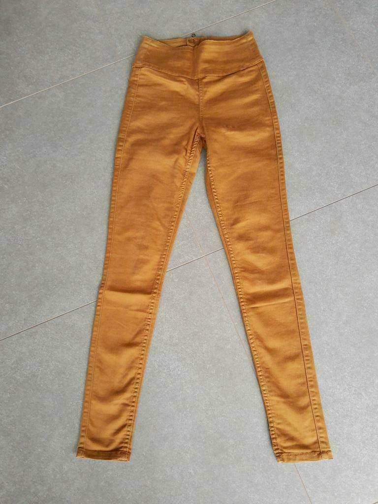bruin goude lange broek maat S pieces, Bruin, Ophalen of Verzenden, Zo goed als nieuw, Maat 36 (S)