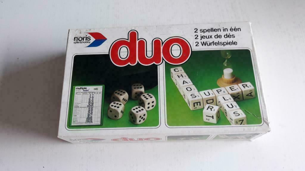 duo spel, Hobby en Vrije tijd, Gezelschapsspellen | Overige, Ophalen of Verzenden, Zo goed als nieuw