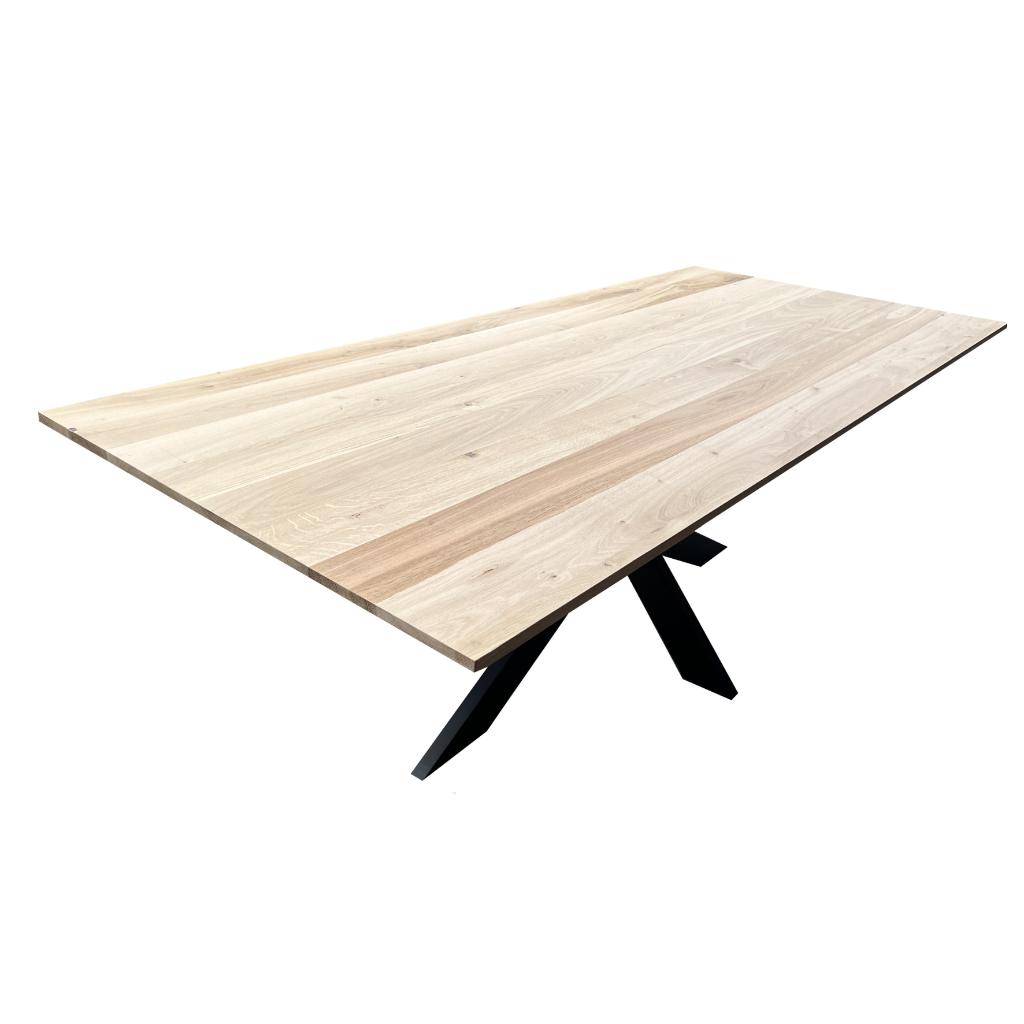 Eiken tafel | eettafel | eiken eettafel | €180m² | RECHT, Ophalen, Nieuw, Rechthoekig, Eikenhout