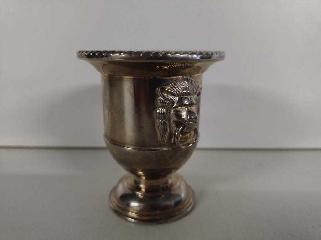 Miniatuur champagnekoeler / wijnkoeler - Verzilverd, Ophalen of Verzenden