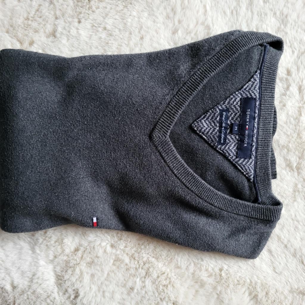 Pull Tommy Hilfiger, Gris, Enlèvement, Tommy hilfiger, Porté