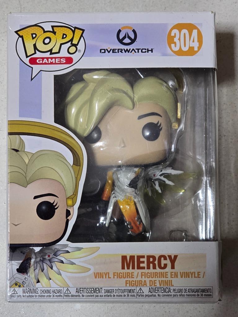 FUNKO POP Games - Overwatch - 304 - MERCY - Nieuw, Ophalen of Verzenden, Nieuw, Fantasy