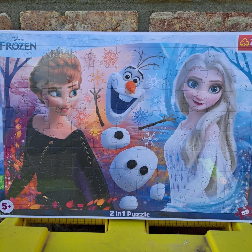 Frozen puzzel nieuwe, Ophalen