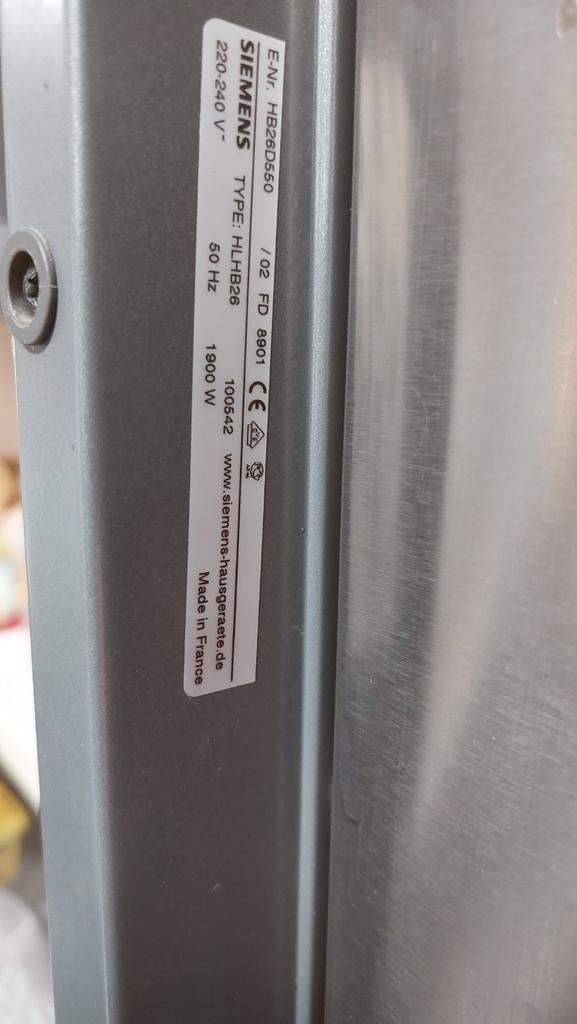 Siemens STAEMER HLHB26, Ophalen