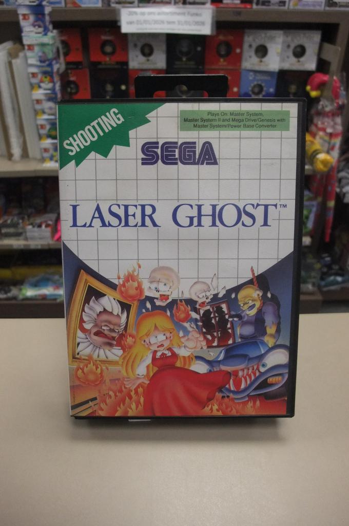 Laser ghost cib master system, Shooter, Enlèvement ou Envoi, 1 joueur, À partir de 7 ans