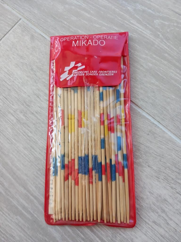 Mikado, Hobby en Vrije tijd, Gezelschapsspellen | Overige, Ophalen of Verzenden, Gebruikt