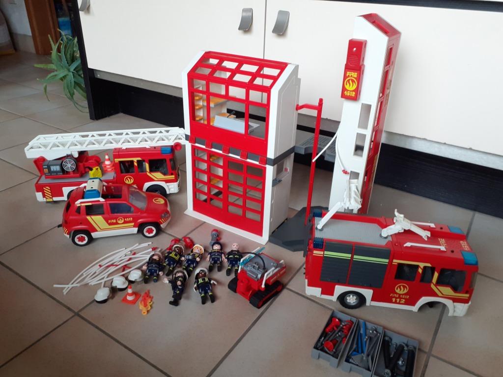 Playmobil brandweerkazerne, Enlèvement, Utilisé