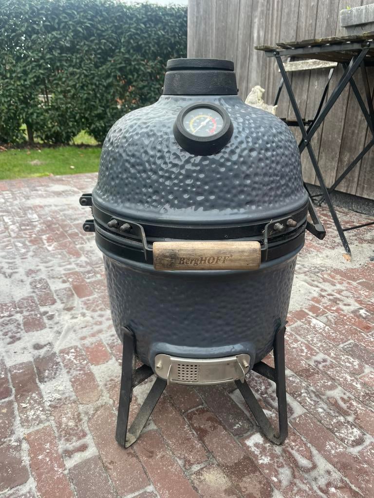 Berghoff keramische BBQ mini, Tuin en Terras, Ophalen, Zo goed als nieuw