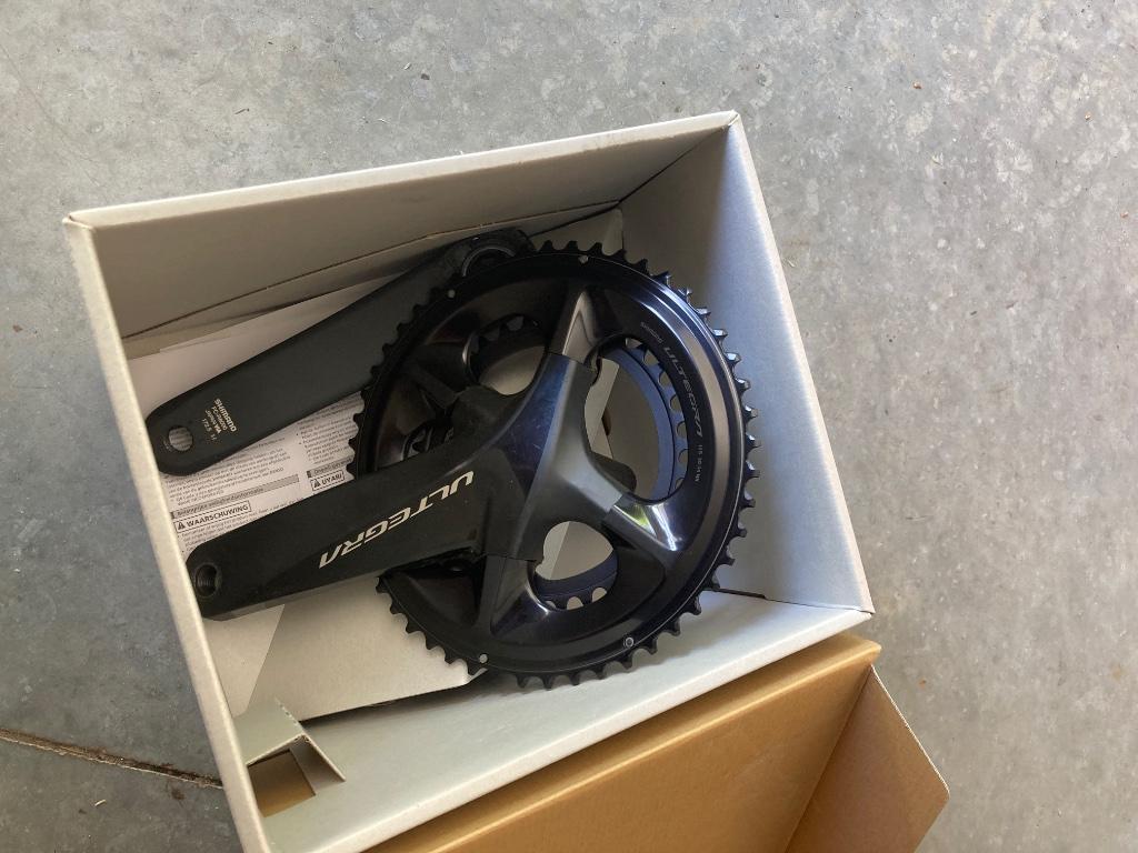 Ultegra crank FC-8000 172,5mm, Ophalen of Verzenden, Zo goed als nieuw, Crankstel of Pedalen, Shimano