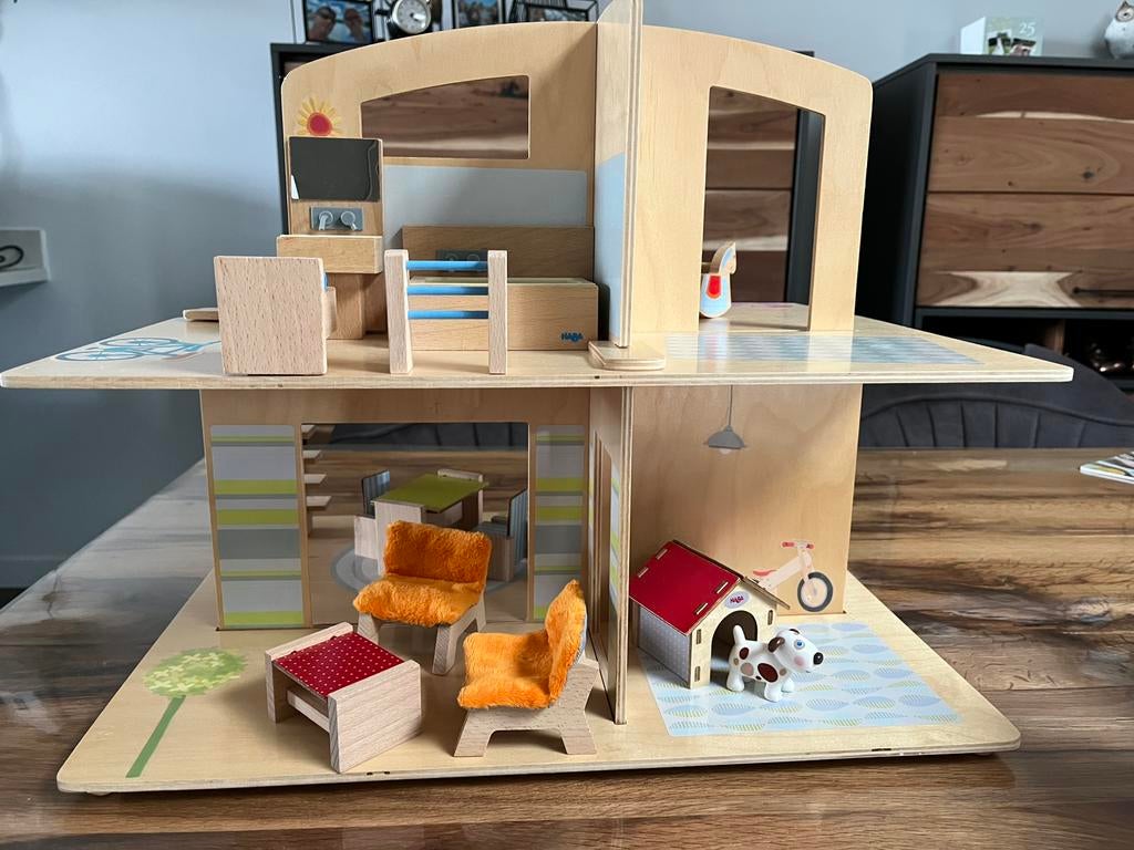Haba Little Friends poppenhuis, Kinderen en Baby's, Speelgoed | Poppenhuizen, Ophalen of Verzenden, Gebruikt, Poppenhuis