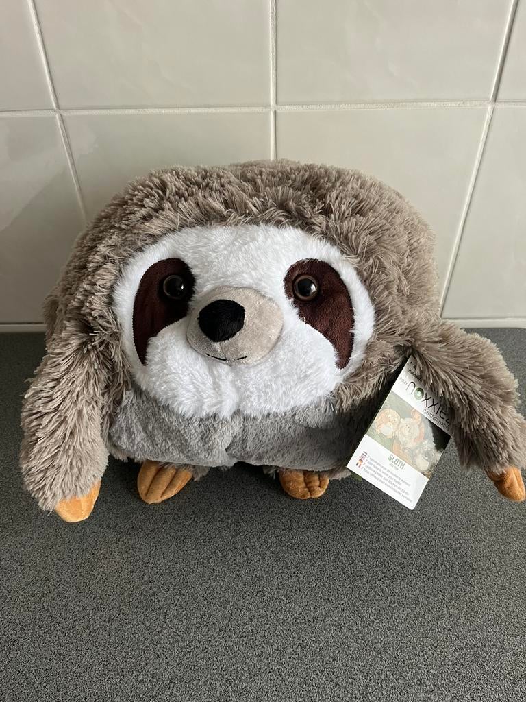 Noxxiez handwarmer knuffelkussen Luiaard, Ophalen of Verzenden, Nieuw