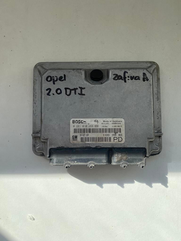 Opel Zafira A 2.0DTi 16v (Y20DTH) 0281010268 Ecu, Ophalen of Verzenden, Gebruikt, Opel