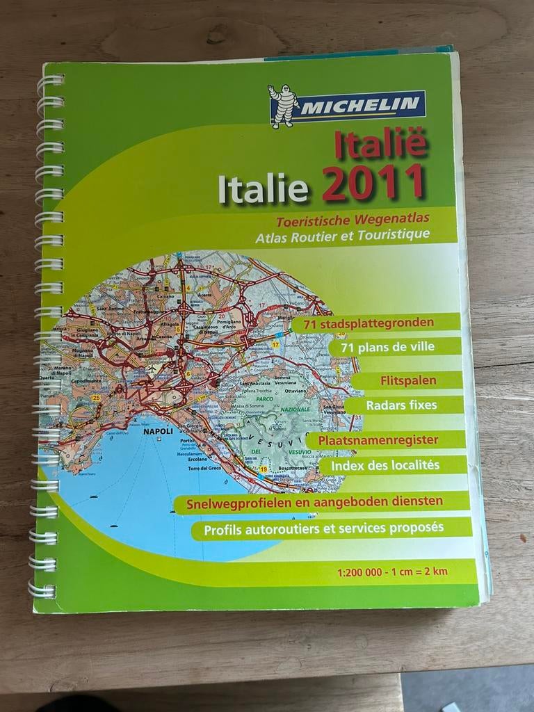 Atlas routier et touristique Italie 2011 Michelin, Boeken, Ophalen of Verzenden, Italië