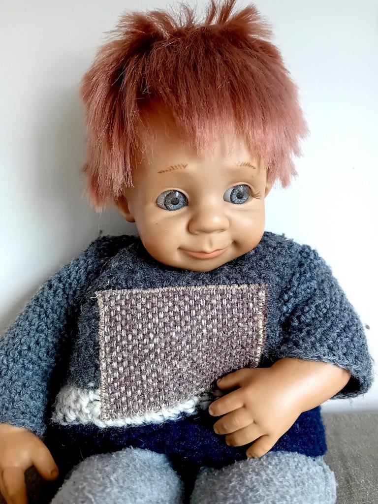 Vintage karakterpop  in  mooie staat ., Verzamelen, Poppen, Ophalen, Zo goed als nieuw, Pop