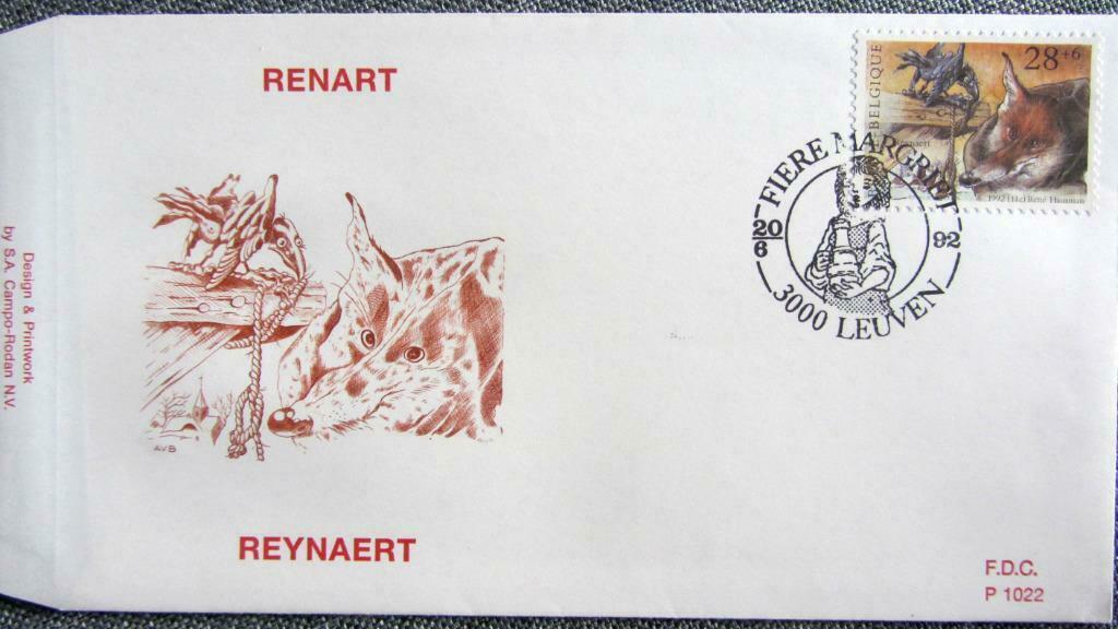 FIRST DAY COVER- SPROOKJES EN ANDERE- REYNAERT DE VOS, Enlèvement ou Envoi, Affranchi, Autres thèmes