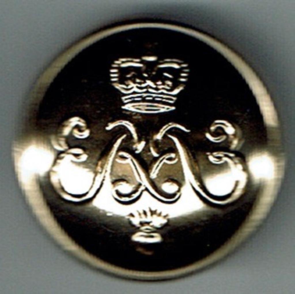 Militaire knoop Grenadier Guards Verenigd Koninkrijk, Verzamelen, Verzenden, Landmacht, Kleding of Schoenen