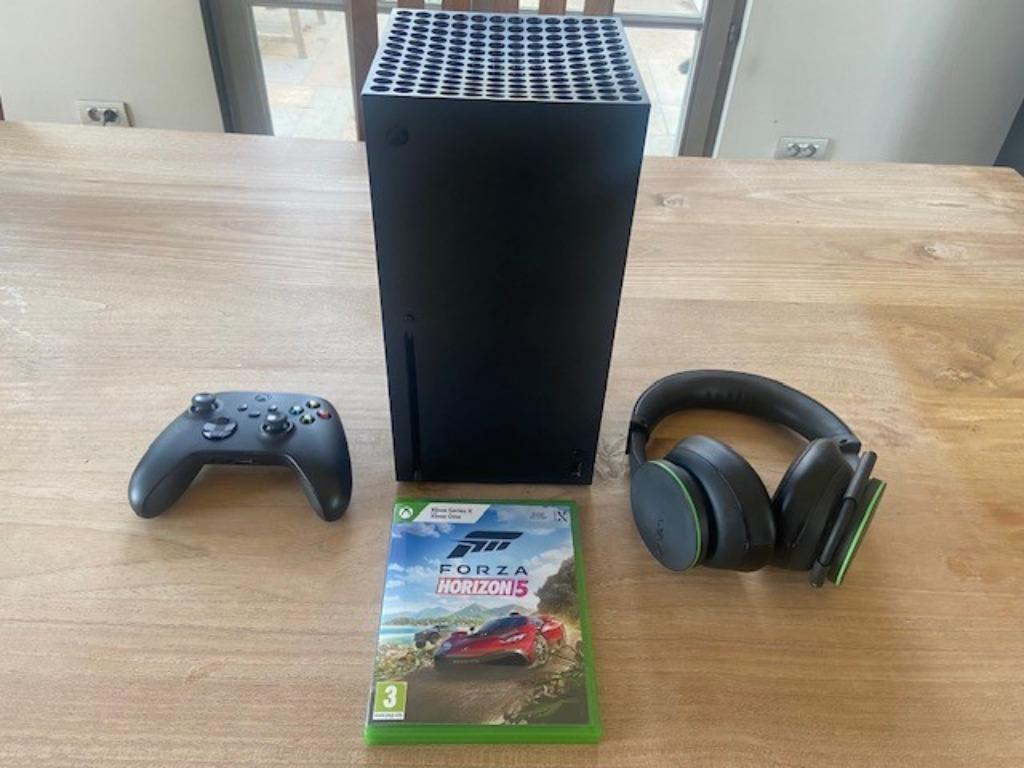 Xbox series X 1000GB bundel, controller Xb headset, Forza 5, Enlèvement, Comme neuf, Xbox Series X
