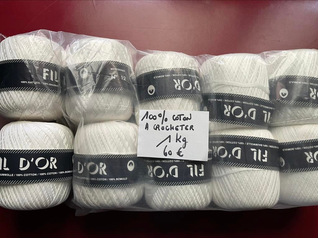 Coton à crocheter, Neuf