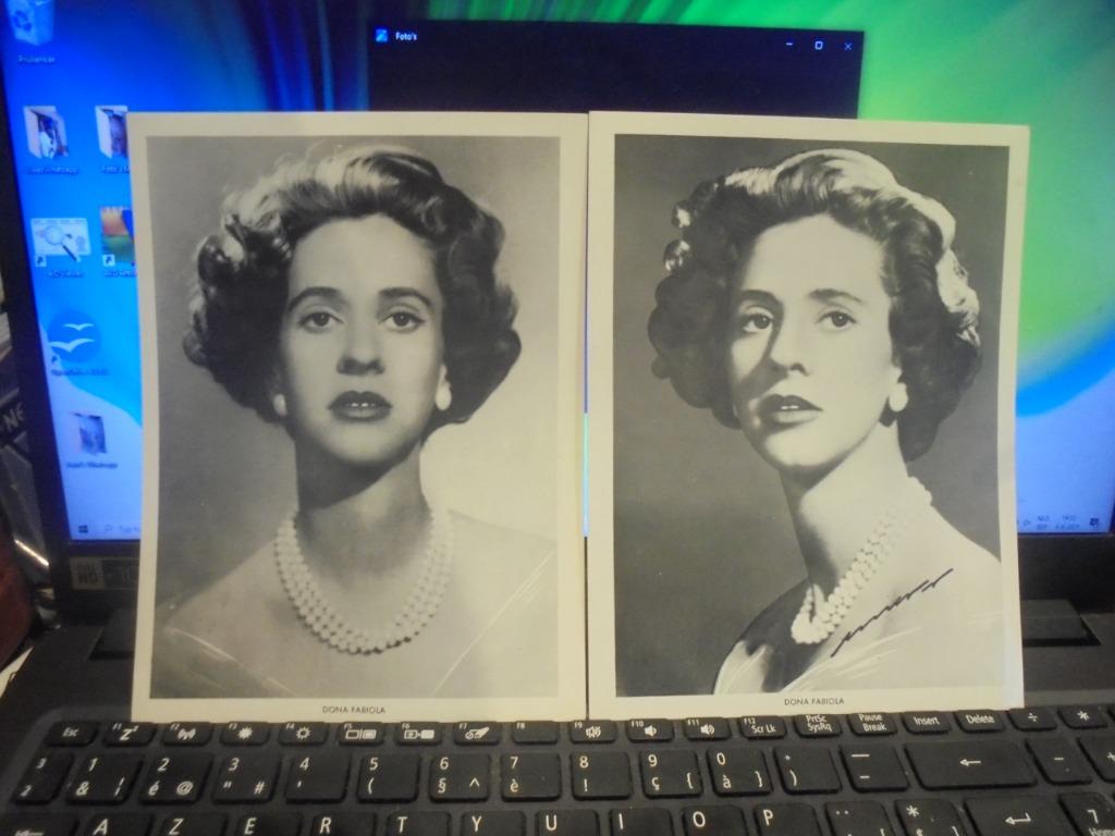 Dona Fabiola, Enlèvement ou Envoi, Comme neuf, Carte, Photo ou Gravure