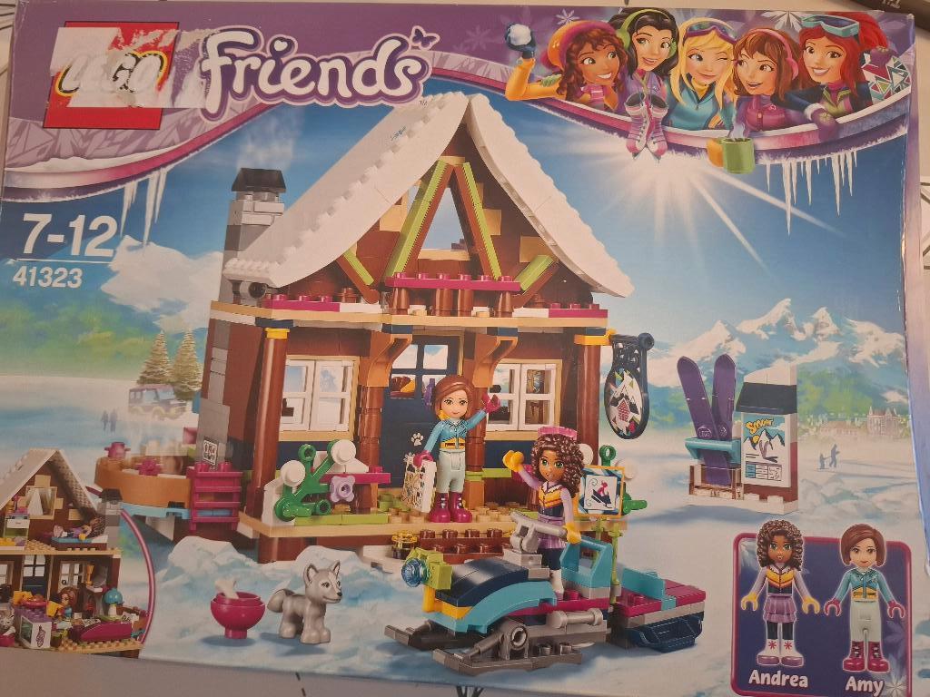 Lego friends winterchalet, Ophalen of Verzenden, Gebruikt, Complete set, Lego