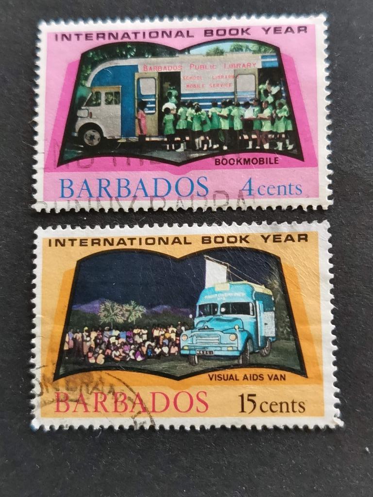 Barbade 1972 - Année du livre, Enlèvement ou Envoi, Affranchi, Amérique centrale